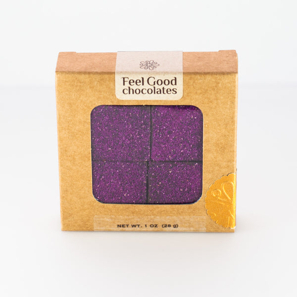 Feel Good Chocolates - Dragonfruit + Black Sesame Superfood Dark Chocolate