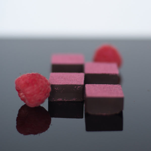 Feel Good Chocolates - Raspberry + Quinoa Superfood Dark Chocolate